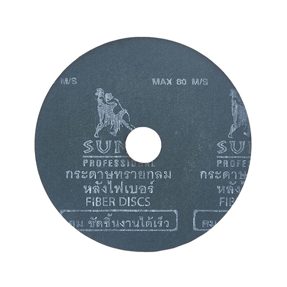 กระดาษทรายกลม SUMO 4 นิ้ว เบอร์ 60 (แพ็ก 5 ชิ้น)