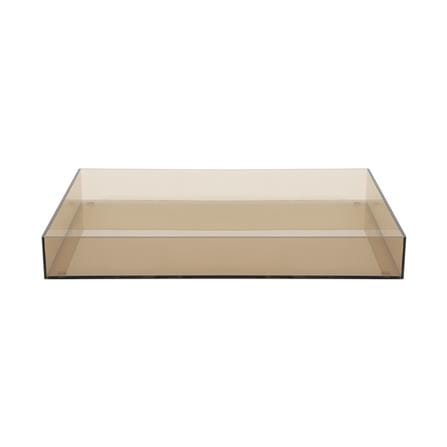 ถาดอะคริลิก KECH 33x26x4 ซม.ไซซ์ L สีชาใส_1