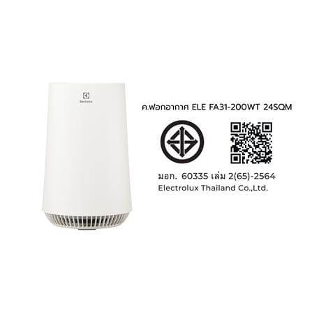 เครื่องฟอกอากาศ 24 ตร.ม. ELECTROLUX FA31-200WT สีขาว_6