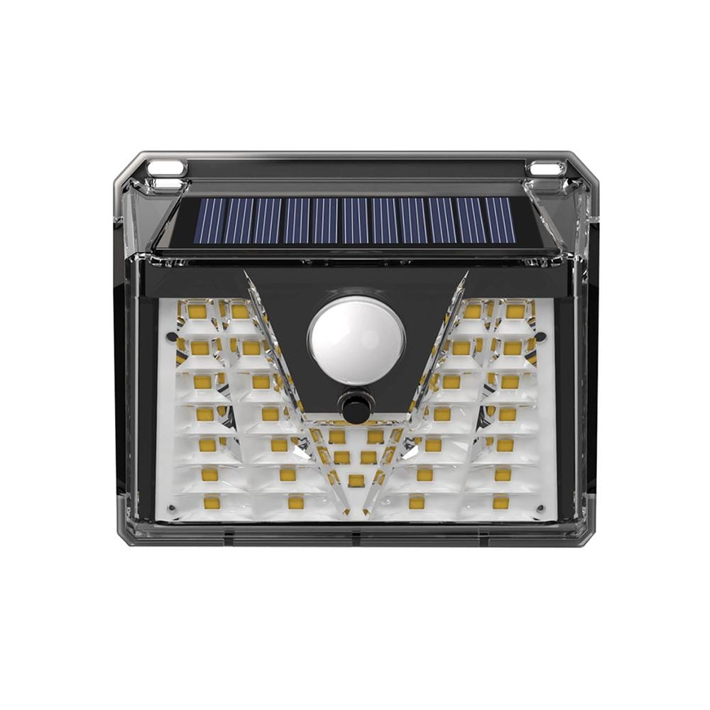 ไฟผนังภายนอก SOLAR SHINING S-WLL08B-SL 2.5 วัตต์ WARM WHITE สีดำ