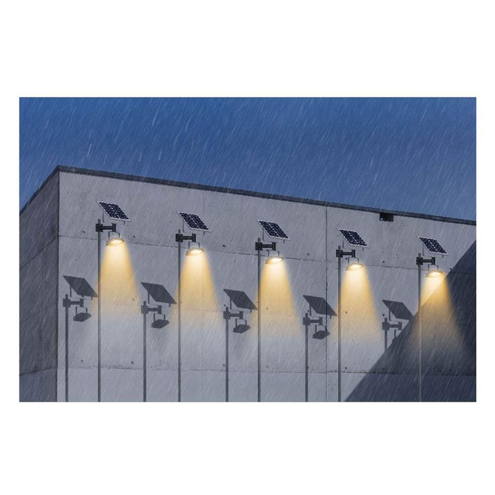 ไฟสปอตไลท์ SOLAR LAMPTAN JUMBO 100 วัตต์ วอร์มไวท์ สีดำ