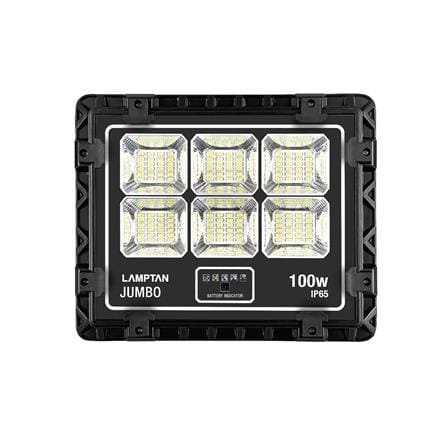 ไฟสปอตไลท์ SOLAR LAMPTAN JUMBO 100 วัตต์ วอร์มไวท์ สีดำ_1