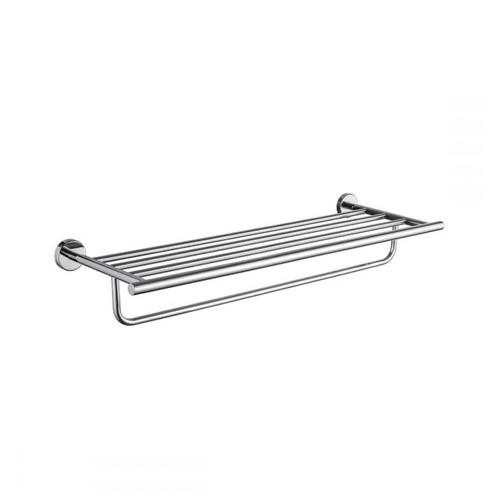 ชั้นวางของพร้อมราว RASLAND RA SH-80-TOW สเตนเลส