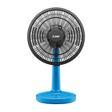 พัดลมตั้งโต๊ะ 12 นิ้ว MITSUBISHI D12A-GB CY-BL สีฟ้า