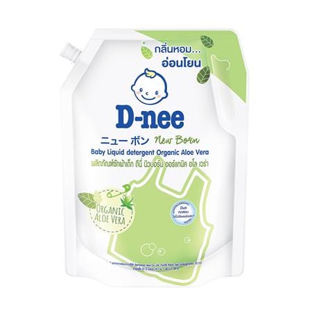 น้ำยาซักผ้าเด็ก D-NEE นิวบอร์น ออร์แกนิค อโลเวร่า 1,300 มล.