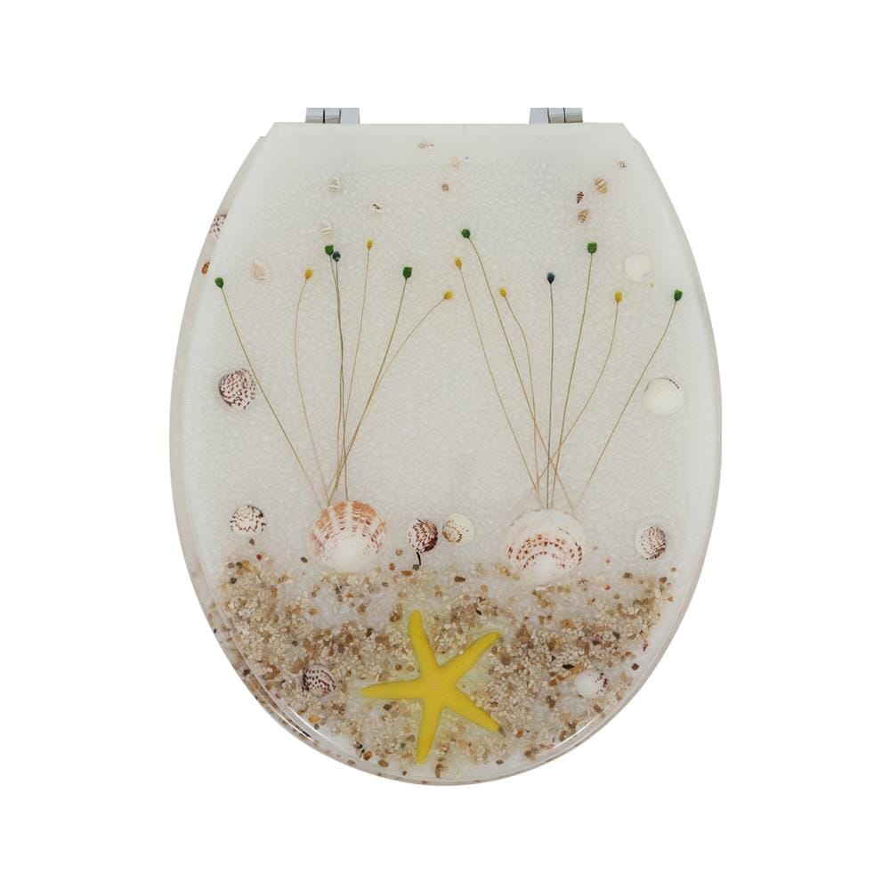 ฝารองนั่ง POLYRESIN MOYA 22EVP01 ลายเปลือกหอย_0