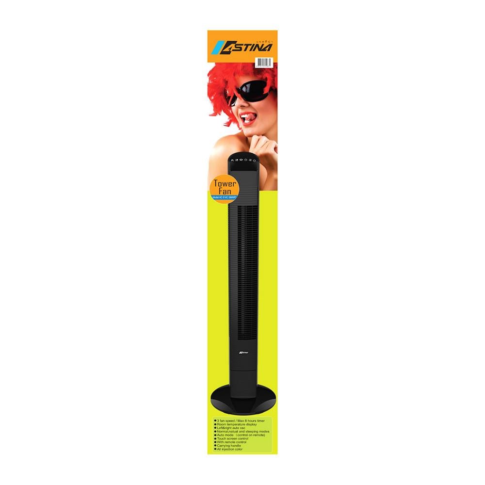 พัดลมทาวเวอร์ ASTINA AC014C SMART สีดำ