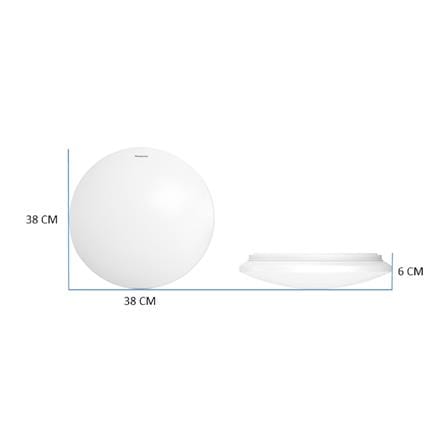 ไฟเพดาน LED PANASONIC HHXQ241488 15 นิ้ว 24 วัตต์ DAYLIGHT สีขาว_2