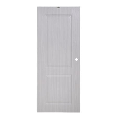 ประตูภายใน UPVC AZLE PZ04 80X200 ซม. สี WHITE GREY เจาะลูกบิด