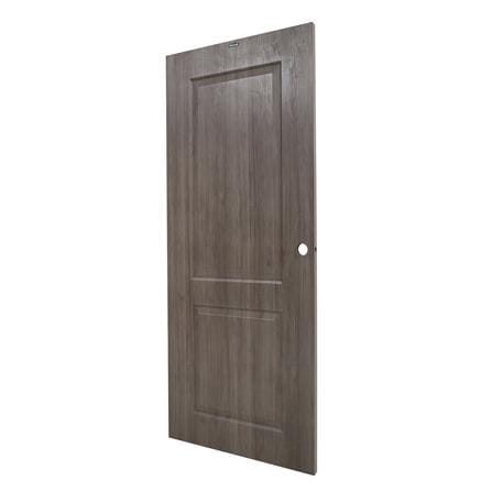 ประตูภายใน UPVC AZLE PZ04 80X200 ซม. สี TEXES OAK เจาะลูกบิด_1