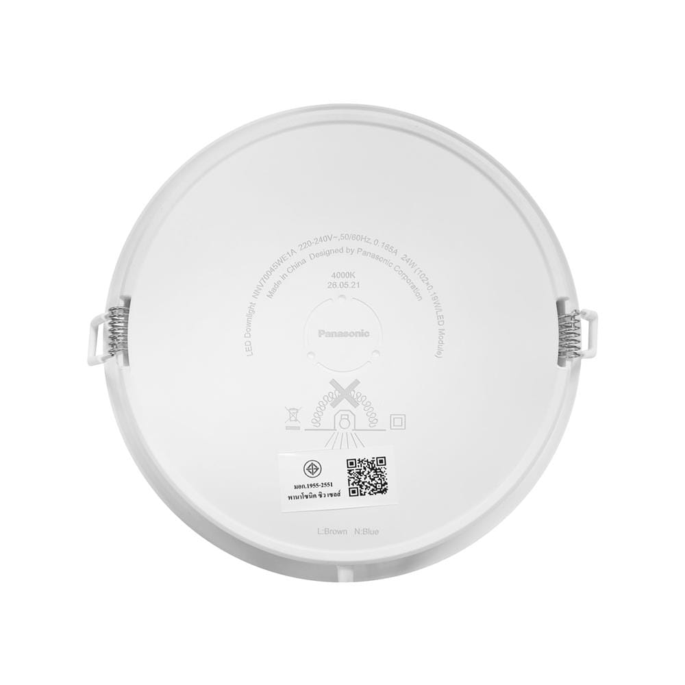 ดาวน์ไลท์ LED PANASONIC NNV70045WE1A 6.8 นิ้ว 24 วัตต์ สีขาว