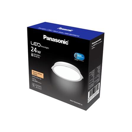 ดาวน์ไลท์ LED PANASONIC NNV70035WE1A 6.8 นิ้ว 24 วัตต์ WARM WHITE สีขาว_3
