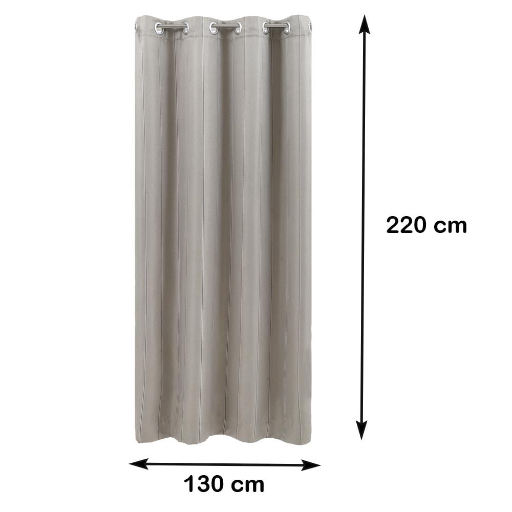 ผ้าม่าน EYELET HOME LIVING STYLE TERRA UV 130X220 ซม. สีน้ำตาล