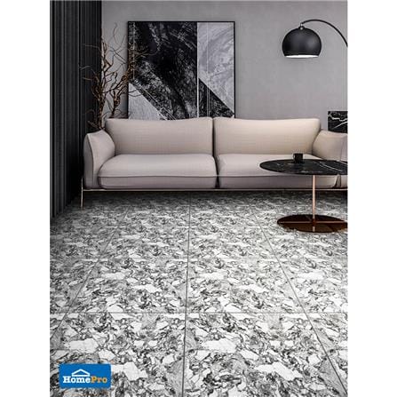 กระเบื้องพื้น 60x60 ซม. TARA มาทิลด้า ไวท์ แบล็ค 1.44M2_1