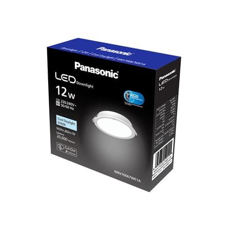 ดาวน์ไลท์ LED PANASONIC NNV70067WE1A 5 นิ้ว 12 วัตต์ DAYLIGHT สีขาว_4