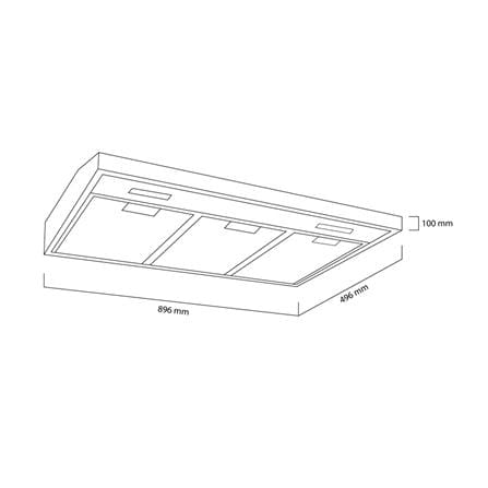 เครื่องดูดควันมาตรฐาน RINNAI RH-S95A-SSVR 90 ซม._2