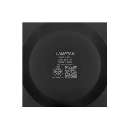 ดาวน์ไลท์ LED LAMPTAN CLICK&GO 6 นิ้ว 12 วัตต์ DAYLIGHT สีดำ_5