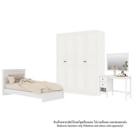 ชุดห้องนอน 3.5 ฟุต KONCEPT MONETA สีขาว_0