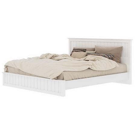 ชุดห้องนอน 5 ฟุต KONCEPT MONETA พร้อมตู้บานเปิด 200 ซม. สีขาว_1