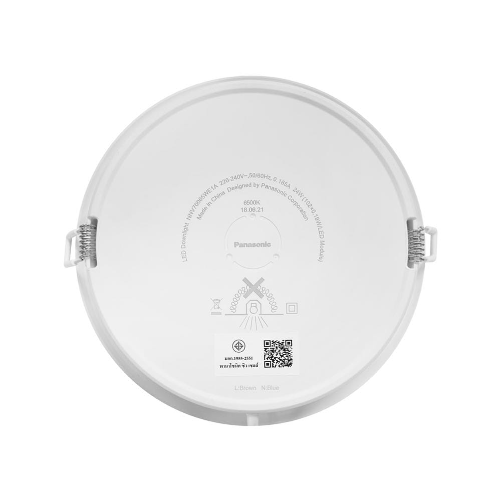 ดาวน์ไลท์ LED PANASONIC NNV70065WE1A 6.8 นิ้ว 24 วัตต์ DAYLIGHT สีขาว