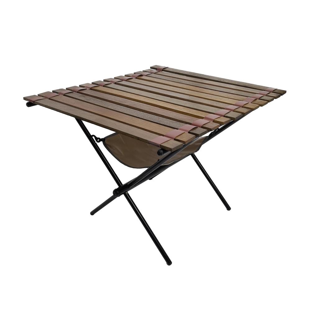 โต๊ะแคมป์ปิ้ง EQNOX FOLDING TABLE M สีเบจ
