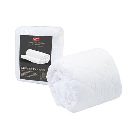 ผ้ารองกันเปื้อน QUEEN SIZE SLUMBERLAND ELASTIC สีขาว_2