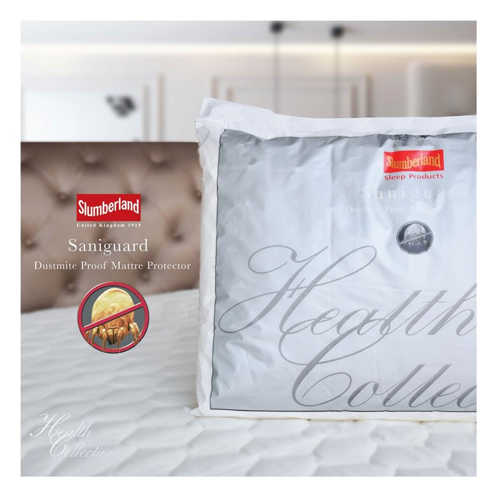 ผ้ารองกันเปื้อน TWIN SIZE SLUMBERLAND SANIGUARD สีเบจ