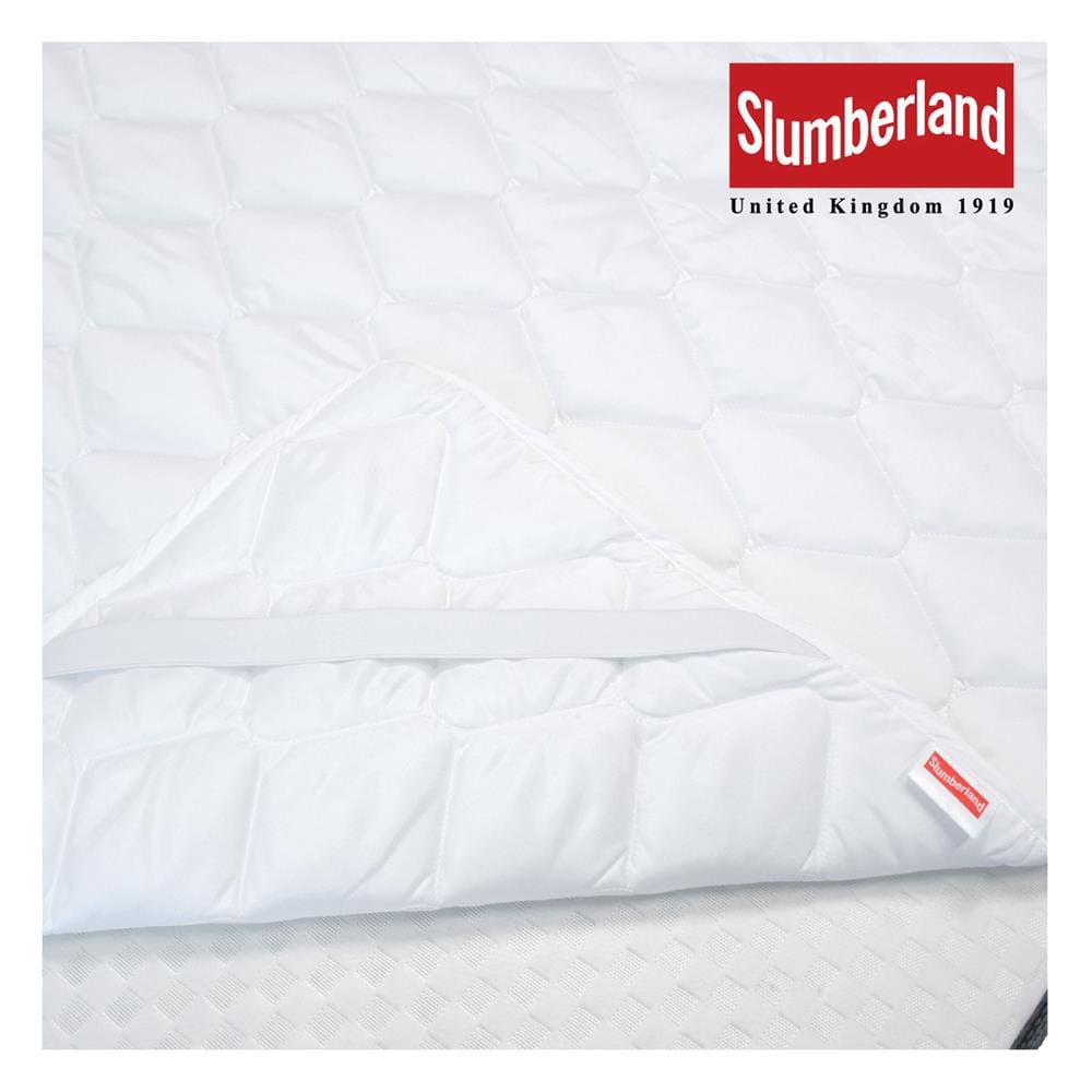 ผ้ารองกันเปื้อน KING SIZE SLUMBERLAND ELASTIC สีขาว