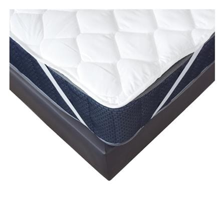 ผ้ารองกันเปื้อน KING SIZE SLUMBERLAND ELASTIC สีขาว_1