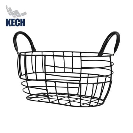 ตะกร้าผลไม้ทรงรี KECH HANDLE M 30 ซม. สีดำ