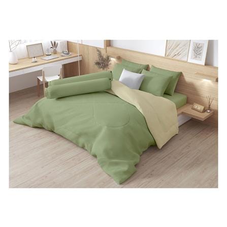 ชุดผ้าปูที่นอน 6 ฟุต 6 ชิ้น FROLINA MICROTEX SF025