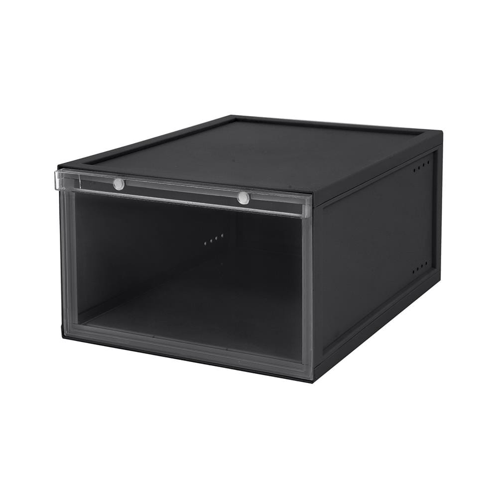 กล่องรองเท้า STACKO MAGNETIC LOCK 28X37X18.3 ซม. สีดำ