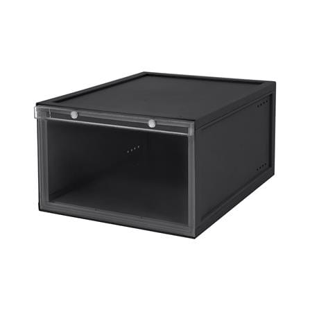 กล่องรองเท้า STACKO MAGNETIC LOCK 28X37X18.3 ซม. สีดำ