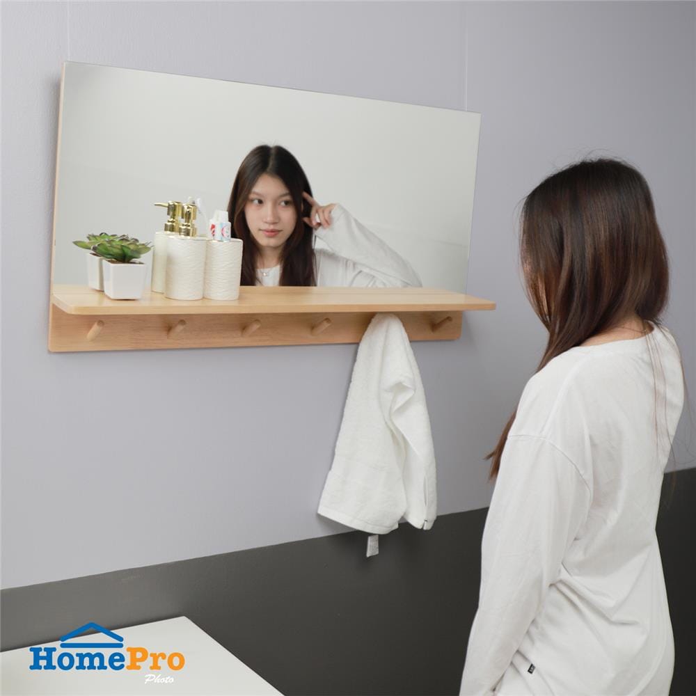 กระจกเงาชั้นวาง MOYA TK-ML-A03 90X50 ซม.