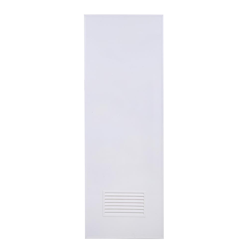 ชุดประตูห้องน้ำพร้อมวงกบ PVC AZLE AZ-P2 เกล็ดล่าง UV 70X200 ซม. สีขาว