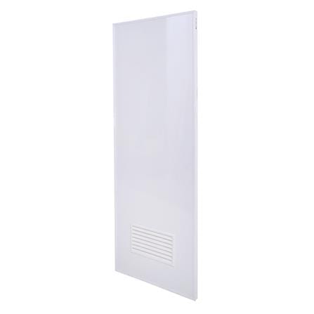 ชุดประตูห้องน้ำพร้อมวงกบ PVC AZLE AZ-P2 เกล็ดล่าง UV 70X200 ซม. สีขาว_1