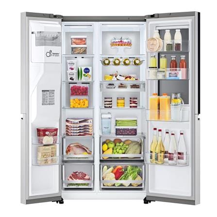 ตู้เย็น SIDE BY SIDE LG GC-X257CSES 22.4 คิว สีเงิน_5