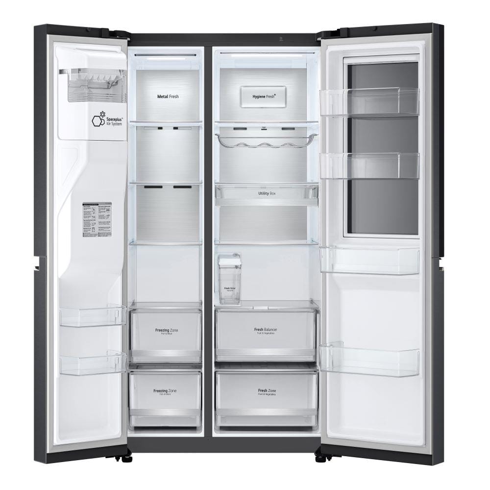 ตู้เย็น SIDE BY SIDE LG GC-X257CQES 22.4 คิว สีดำ