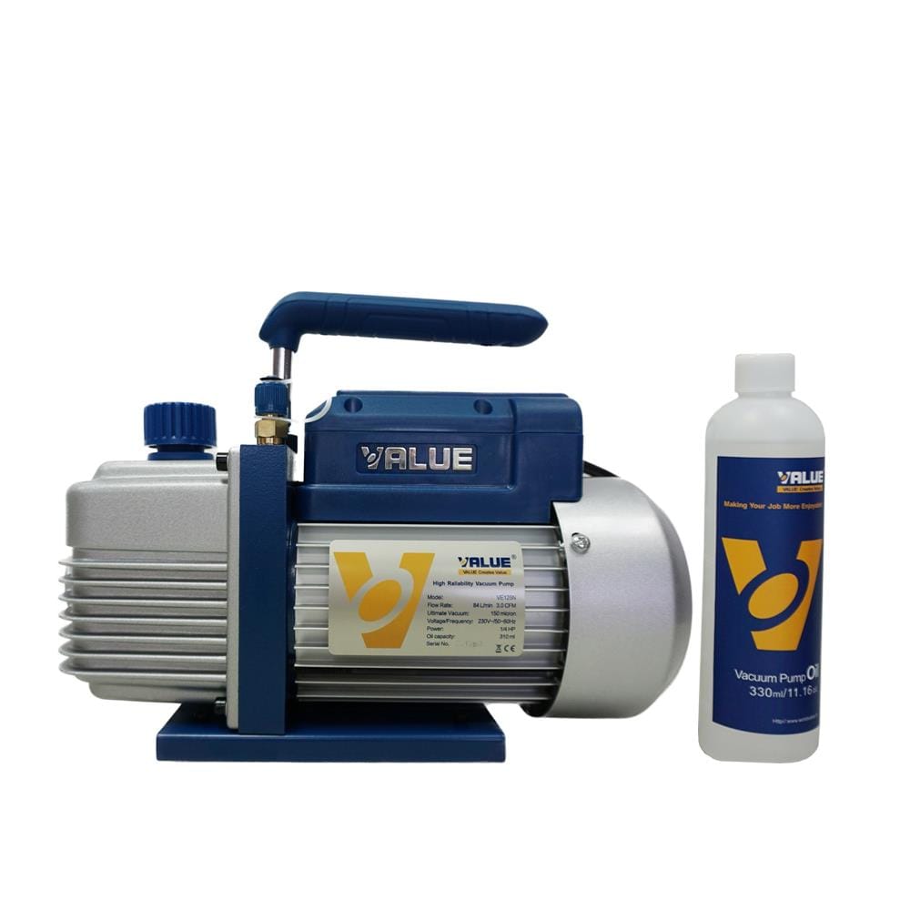 เครื่องแวคคั่ม VALUE VE125N 2.5CFM 70 ลิตร/นาที SINGLE