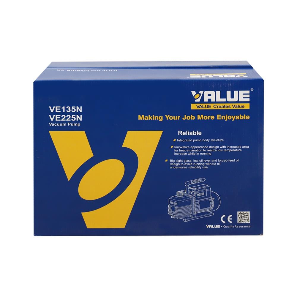 เครื่องแวคคั่ม VALUE VE225N 2.5CFM 70 ลิตร/นาที DUAL