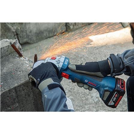 เครื่องเจียรไร้สาย (พร้อมแบตเตอรี่) BOSCH GWS 180-LI 4 นิ้ว 18 โวลต์_2