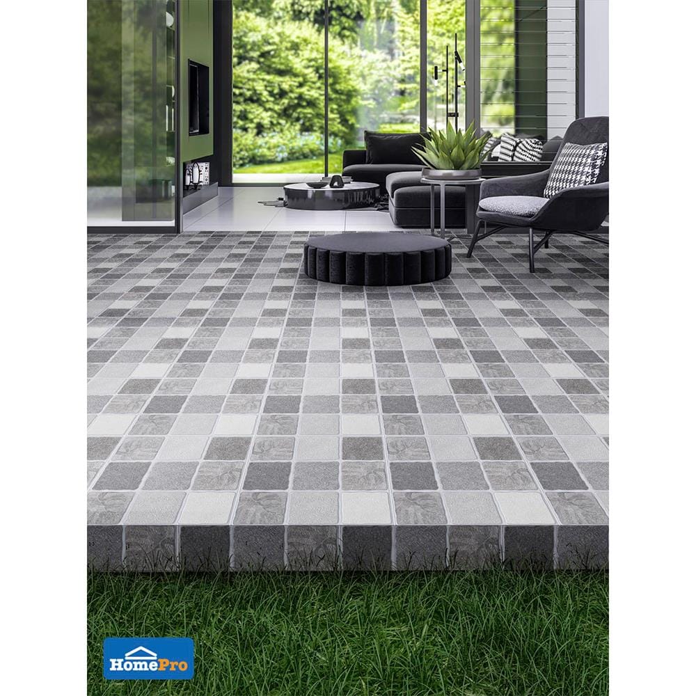 กระเบื้องพื้น 12x12 นิ้ว ภูผา เวต้า สโตน เทา PM 1M2