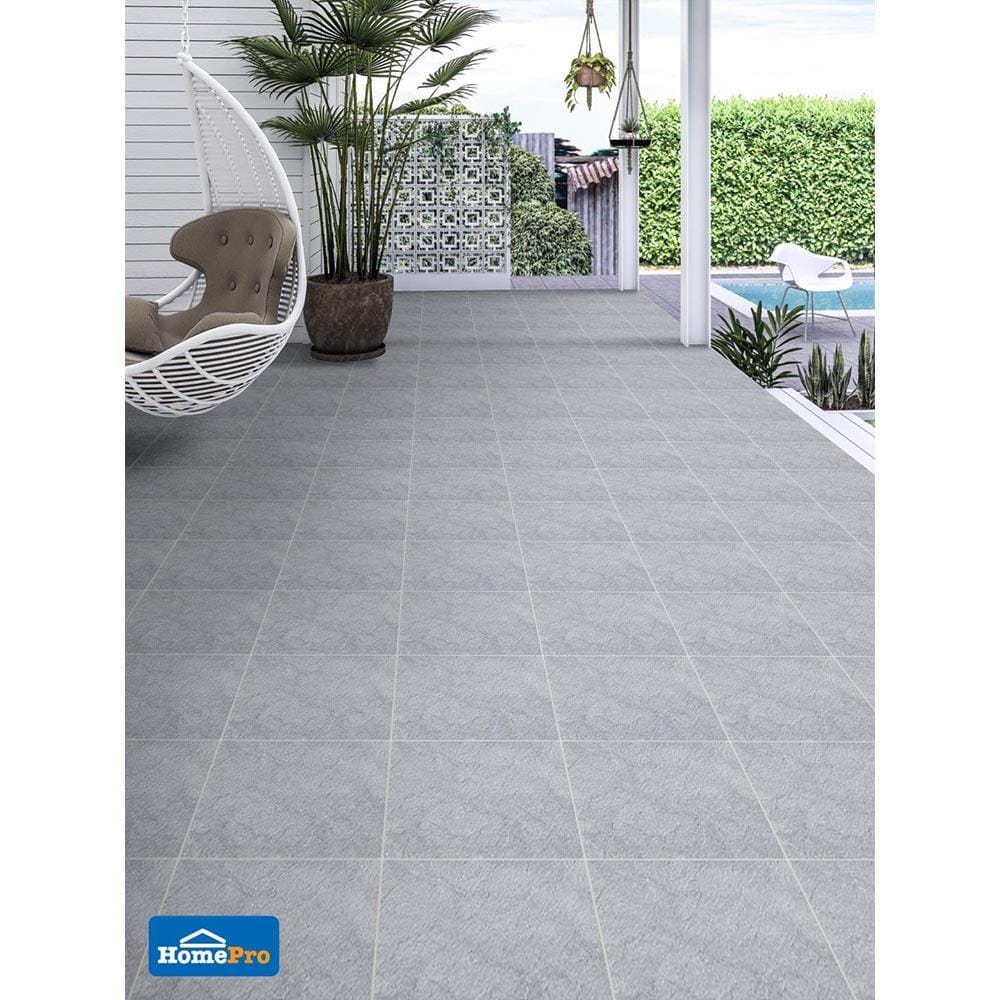 กระเบื้องพื้น 12x12 นิ้ว ภูผา นาดาล สโตน เทา PM 1M2
