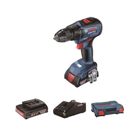 สว่านไร้สาย (พร้อมแบตเตอรี่) BOSCH GSR 18V-50 18 โวลต์_0