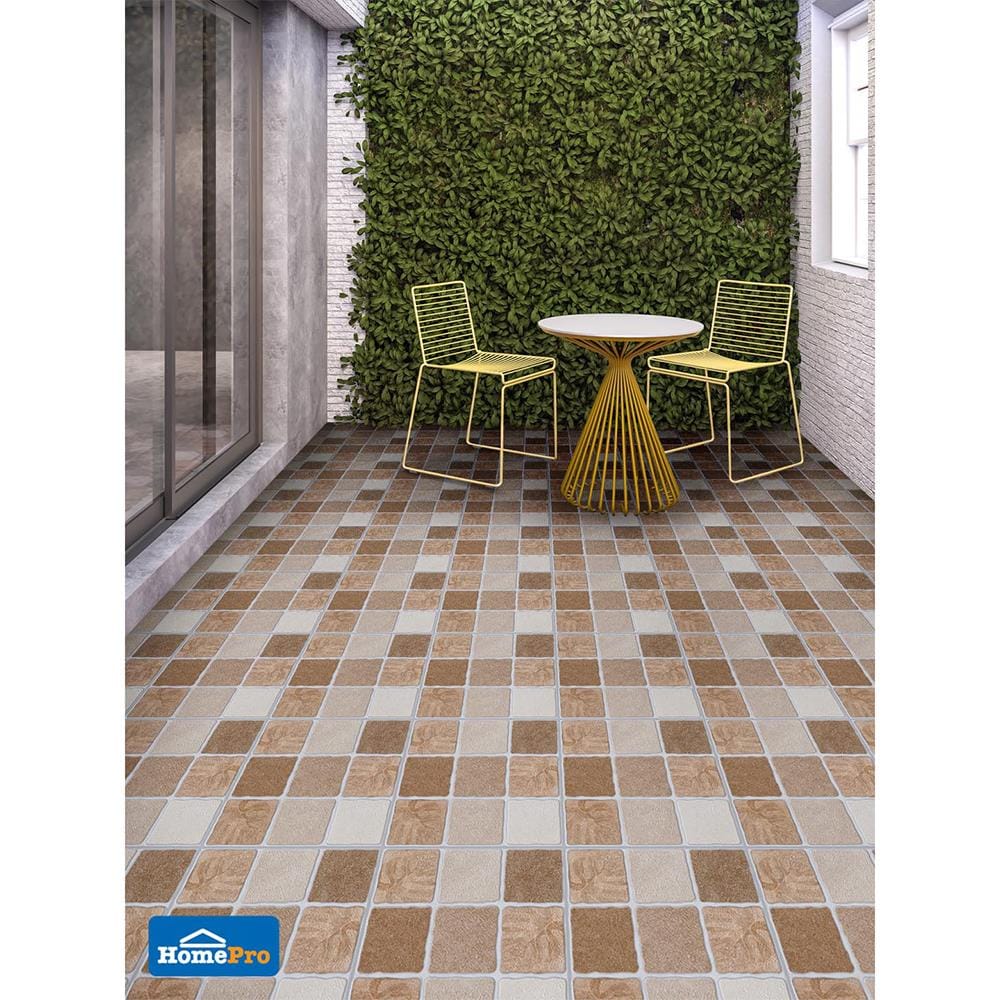 กระเบื้องพื้น 12x12 นิ้ว ภูผา เวต้า สโตน น้ำตาล PM 1M2