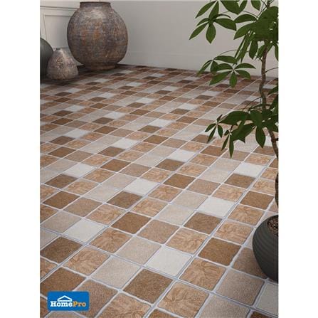 กระเบื้องพื้น 12x12 นิ้ว ภูผา เวต้า สโตน น้ำตาล PM 1M2_3