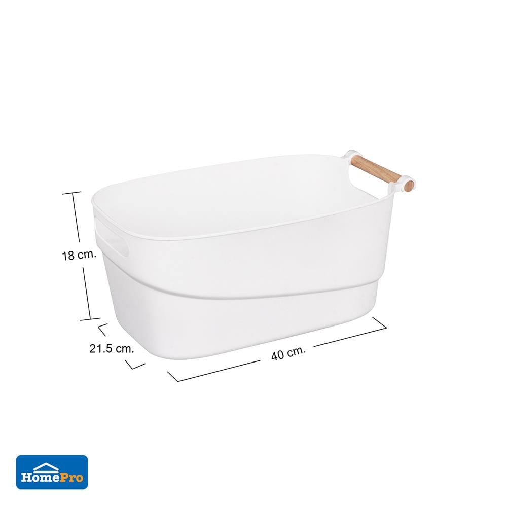 กล่องเก็บของด้ามไม้ KECH 21.5x40x18 ซม. ไซซ์ L