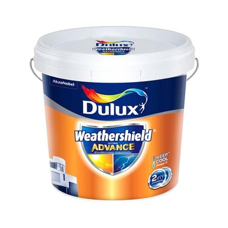 สีน้ำทาภายนอก DULUX WEATHERSHIELD ULTIMA BASE B กึ่งเงา 2.5 แกลลอน_0