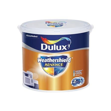 สีน้ำทาภายนอก ชนิดกึ่งเงา DULUX WEATHERSHIELD ULTIMA ADVANCE BASE C สีขาว 1 แกลลอน_0
