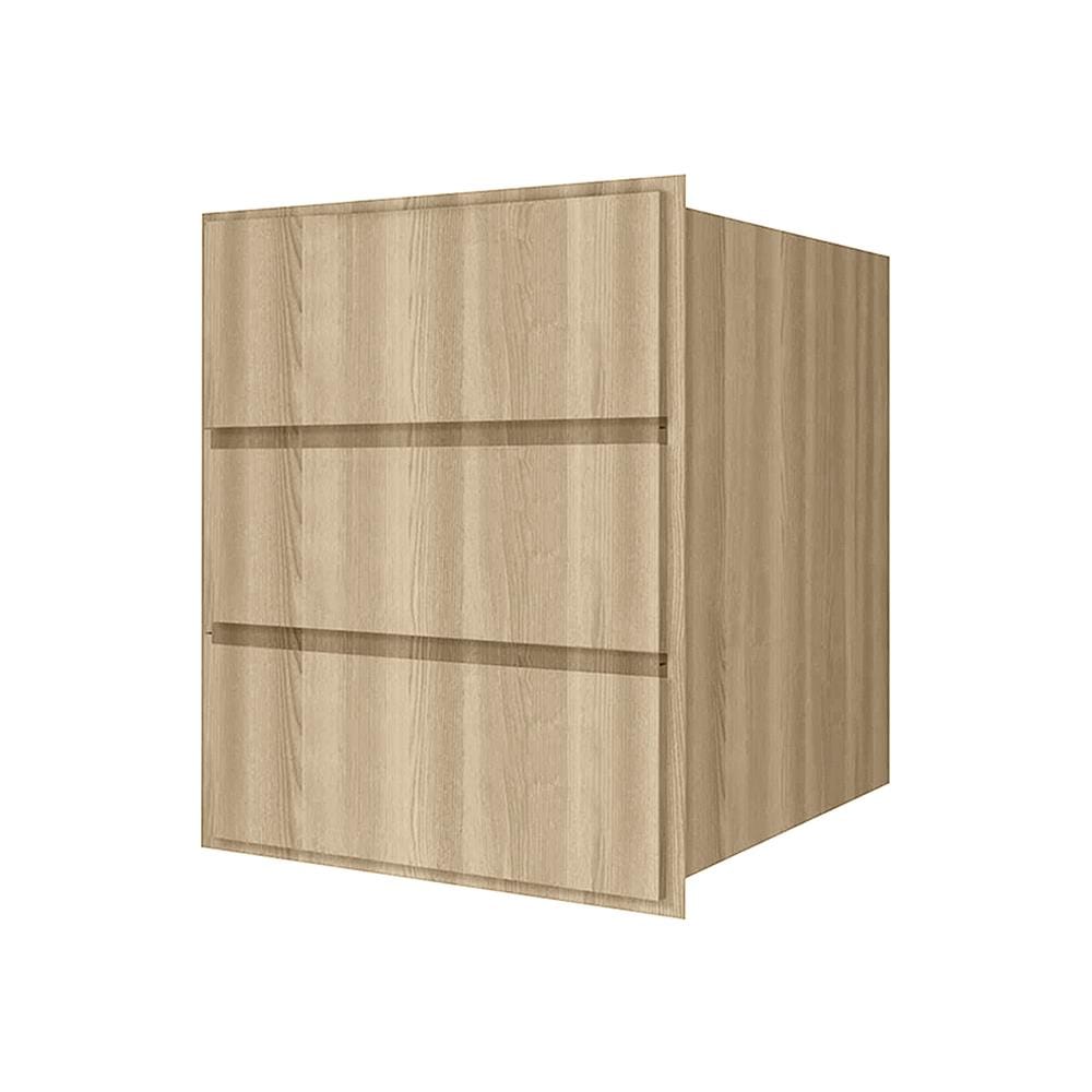 ตู้ลิ้นชัก 3 ชั้น WPC PARAZZO ENZO บานเพ่ 50x60 ซม. สีเนเชอรัลโอ๊ก